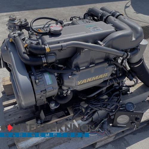 SALE! Yanmar 4JH4-HTE Marine Diesel Engine 110HP – USED
