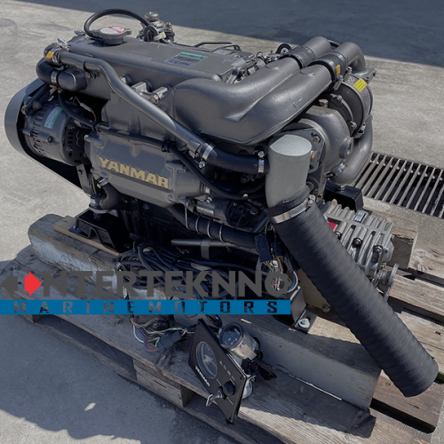 SALE! Yanmar 4JH4-HTE Marine Diesel Engine 110HP – USED