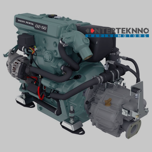 Volvo Penta D2 50 Marine Diesel Engine 51 HP