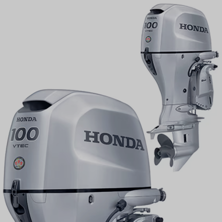 Honda 100hp 25&quot; Outboard Engine BF100A1XRT