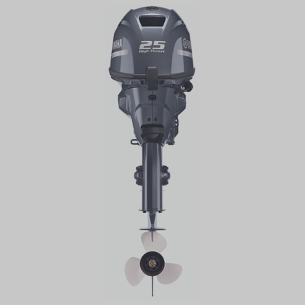 Yamaha High Thrust T25LWTC 25HP 4 Stroke Long Shaft Outboard